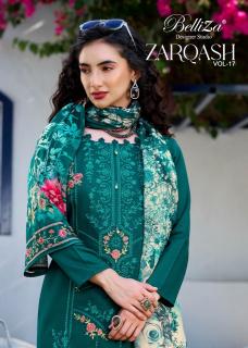 Belliza zarqash vol 17 dress materials for wholesale for online busibesss